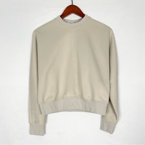There Was One Crew Neck‎ Sweatshirt Cream Size S Italy